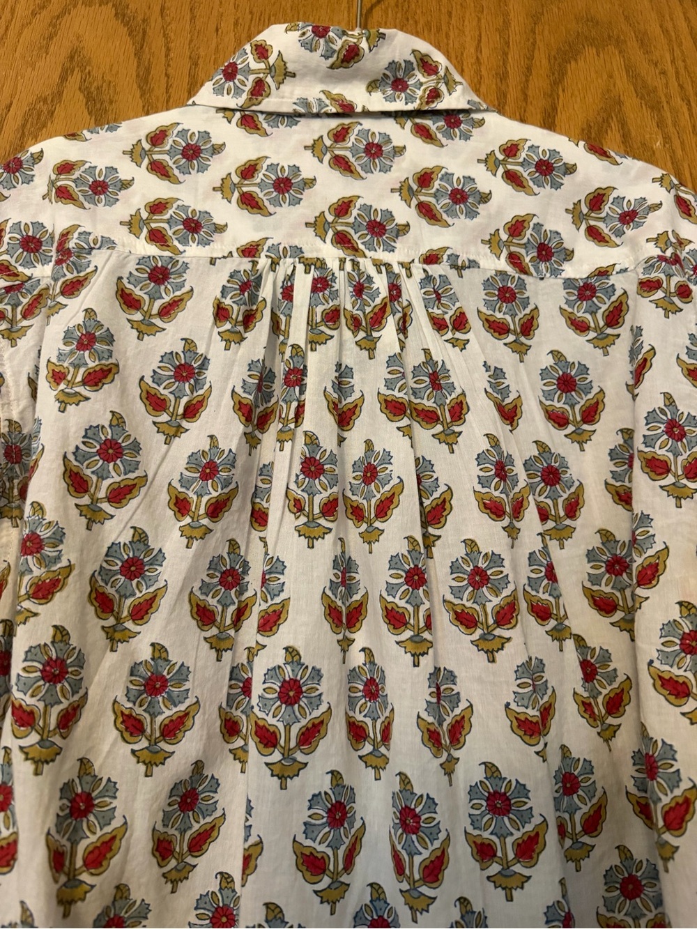 NWT Faherty Suki Blouse in Antique Bouquet. Small - Picture 6 of 11